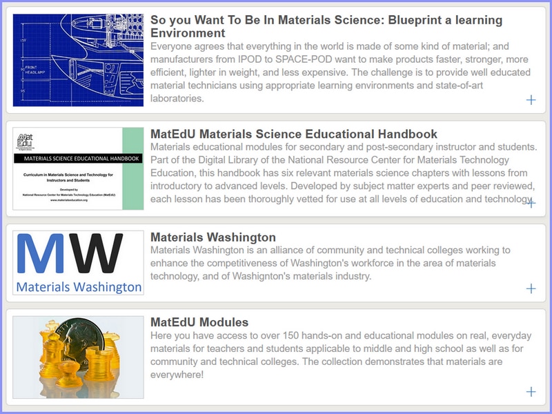 Most Popular Materials Science Downloads for Educators Materials